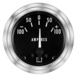 Stewart Warner® 82313 – Deluxe Series 2-1/16″ Ammeter Gauge, 100-0-100 A