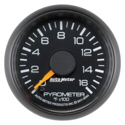 Auto Meter® 8344 – GM Factory Match Series 2-1/16″ EGT Pyrometer Gauge, 0-1600 F