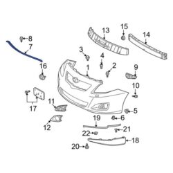 Toyota OE 5339502040 – Front Bumper Seal