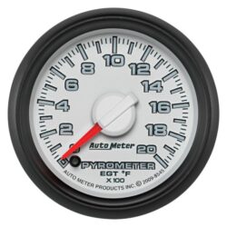 Auto Meter® 8545 – Dodge Factory Match 3rd Generation Series 2-1/16″ EGT Pyrometer Gauge, 0-2000 F