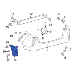 Toyota OE 5259247040 – Left Bumper Seal