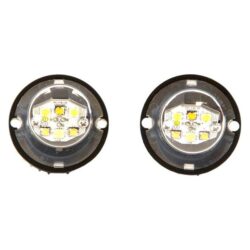 Buyers® 8891227 – Bolt-On Mount Amber/White LED Hideaway Strobe Light Kit