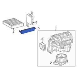 Lexus OE 8889933040 – Front Cabin Air Filter Cover