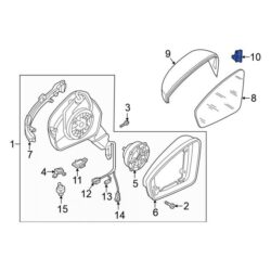 Volkswagen OE 5NA949146 – Front Right Collision Avoidance Warning Indicator