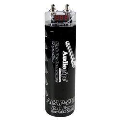 Audiopipe® ACAP2000 – 2.0 Farad Power Capacitor with Display & Status Indicator