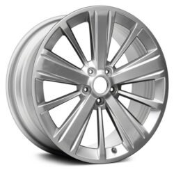 Replace® ALYFO042U20 – 10 Alternating-Spoke Bright Silver Metallic 20×8.5 Alloy Factory Wheel – Remanufactured