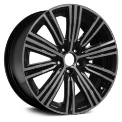 Replace® ALYVO069U45 – 10 Alternating-Spoke Black 18×8 Alloy Factory Wheel – Remanufactured