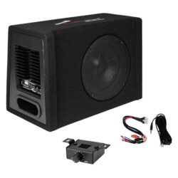 Audiopipe® APXB-10A – AP-XB Series 10″ 600W 4 Ohm Single Forward-Firing Ported Powered Enclosed Subwoofer