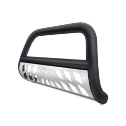 Aries® – 4″ Big Horn Bull Bar with Brushed Skid Plate