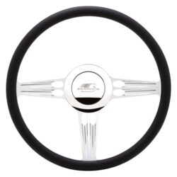 Billet Specialties® – 3-Spoke HollowPoint Series Steering Wheel