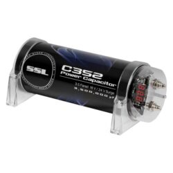 Sound Storm Lab® C352 – 3.5 Farad Power Capacitor with Display & Status Indicator