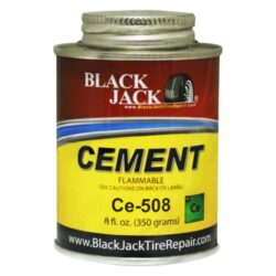 BlackJack® CE-508 – 8 oz. Black Hot Vulcanizing Flammable Cement