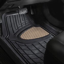 FH Group® – Premium Rubber Floor Mat Set