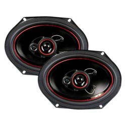 Audiopipe® CSL6803R – CSL Series 6″ x 8″ 3-Way 300W 4 Ohm Coaxial Speakers