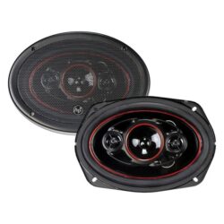 Audiopipe® CSL-6924R – CSL Series 6″ x 9″ 4-Way 500W 4 Ohm Coaxial Speakers