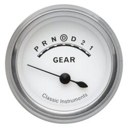 Classic Instruments® – Classic White Series 2-1/8″ Gear Position Indicator