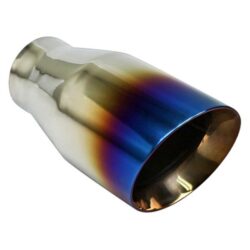 Different Trend® – Blue Flame Series Round Double-Wall Exhaust Tip