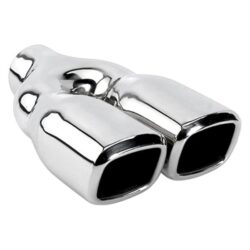 Different Trend® – Hi-Polished Series Stainless Steel Rectangular Angle Cut Dual Exhaust Tip