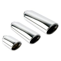 Different Trend® – Hi-Polished Series Stainless Steel Oval Double-Wall Exhaust Tip