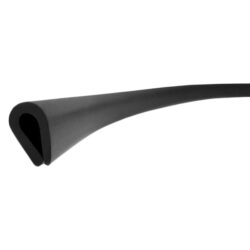 Dawn® – 1/2″ Wide Matte Black Wider Profile U-Shape Heavy Duty Edge Trim