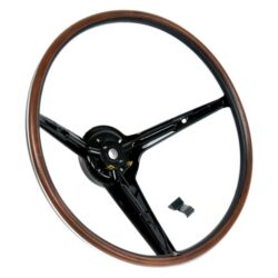 ACP® FM-ES008ED – 3-Spoke Deluxe Woodgrain Rim Blow Steering Wheel