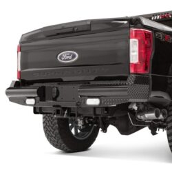 Fab Fours® – Black Steel Full Width Rear HD Bumper