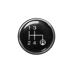 Crown® J3241067 – Manual 4-Speed Pattern Black Shift Knob Insert