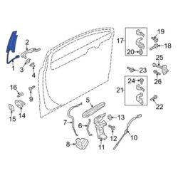 Ford OE EG9Z14A626BA – Front Left Keyless Entry Keypad