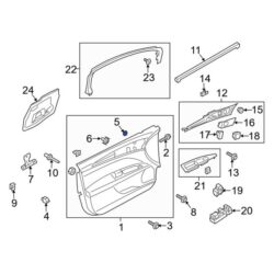 Ford OE W705961S439 – Instrument Panel Trim Panel Nut