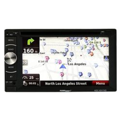 Nippon America® KDC-6247AD – 6.2″ Touchscreen Display Double DIN Multimedia DVD Receiver with Bluetooth