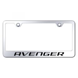 Autogold® – Chrome License Plate Frame with Laser Etched Avenger Logo