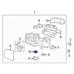 Ford OE FL3Z19H421E – Right Lane Departure System Camera Bracket