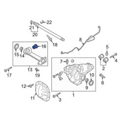 Ford OE NL3Z3A443A – Front Differential Housing Insulator