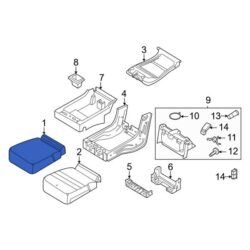 Ford OE NL3Z1662901EB – Front Left Seat Cover