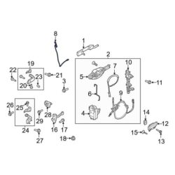 Ford OE FL3Z14A626AG – Front Left Keyless Entry Keypad