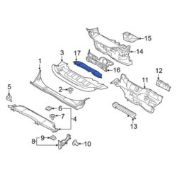 Ford OE DT1Z6101492A – Front Lower Cowl Insulator