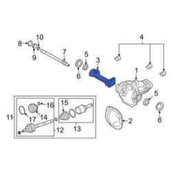 Ford OE NL3Z4K206C – Front Differential Housing