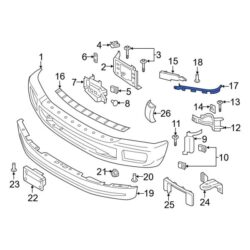 Ford OE HC3Z17K833A – Front Right Outer Bumper Seal