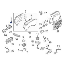 Ford OE W705093S424 – Radio Nut