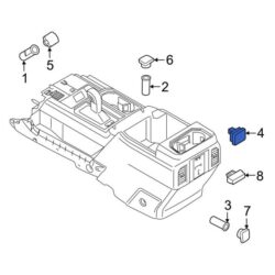 Ford OE FL3Z19N236A – Rear 12 Volt Accessory Power Outlet