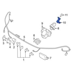 Ford OE FB5Z19H421A – Rear Collision Avoidance Camera Bracket