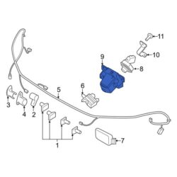 Ford OE FB5Z19H421AA – Front Collision Avoidance Camera Bracket