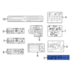 Ford OE HJ5Z1503050A – Engine Decal