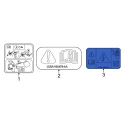 Ford OE LU5Z9900014D – Caution Label