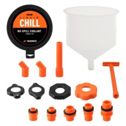 Mishimoto® MMTL-NSF-15 – 15-Piece No-Spill Coolant Funnel Kit