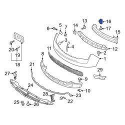 Ford OE 7T4Z15K861AD – Right Inner Parking Aid Sensor Bracket