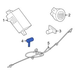 Ford OE 7T4Z15K861AE – Rear Left Inner Bumper Cover Bracket