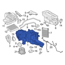 Lincoln OE NL3Z19850E – Front HVAC Unit Case Assembly