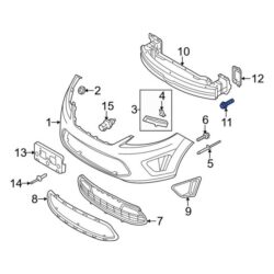 Ford OE W709933S307 – Sunroof Reinforcement Bolt