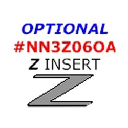 Remin® NN3Z06OA-SBLACK – Black “Z” Insert Upgrade Trim (1 Pc)